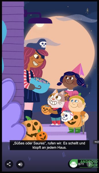 Google Doodle Halloween