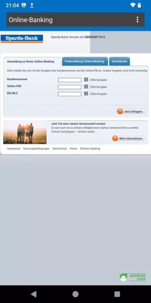 Bei dieser Betrugsmasche sollst du auf der russischen Webseite deine Bankverbindung inklusive Online-Pin eingeben.