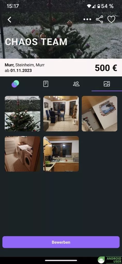 Auch Bilder sind vorhanden