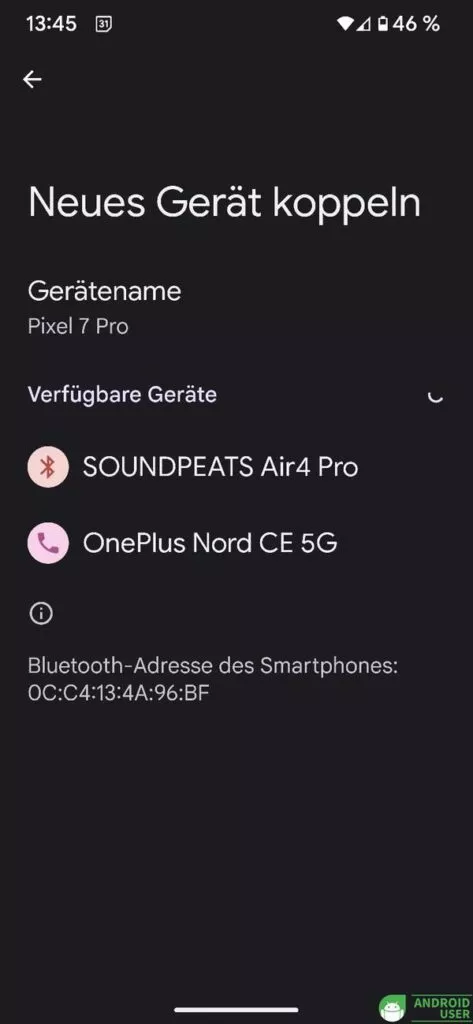 Ohrhörer per Bluetooth koppeln