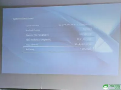 Wanbo X5 Speicherkapazität