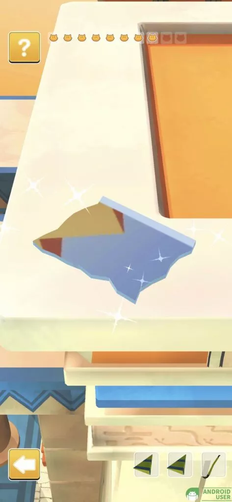 In jedem Level Cats in Time sind Papierfragmente versteckt
