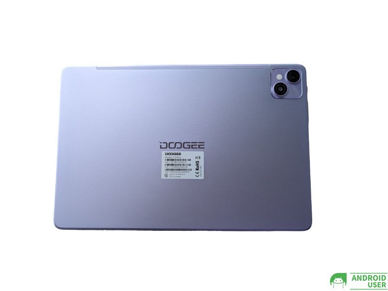 Die Kamera auf der Silver Purple Rückseite des Doogee T10 Pro