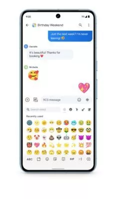 Animierte Emojis im Messenger