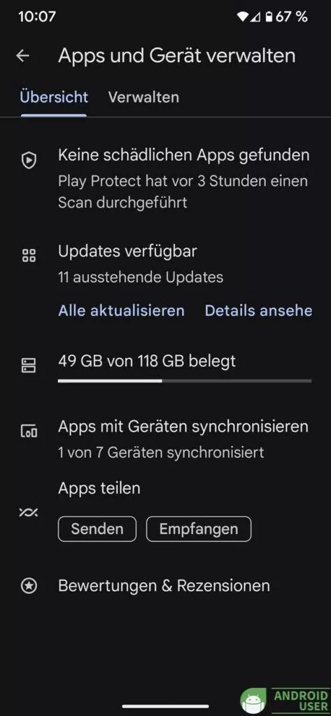 Es sind wieder einige Apps, die ein Update benötigen