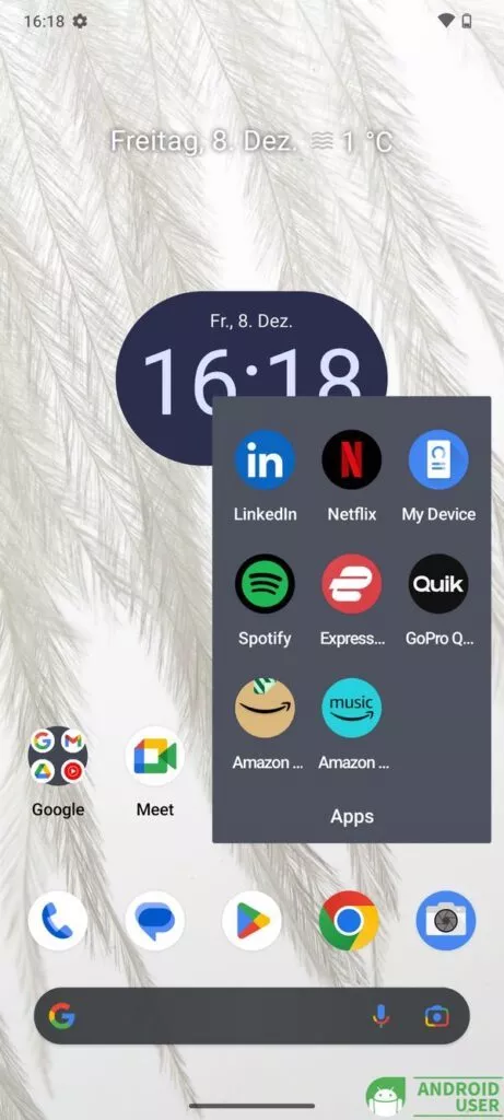 Spotify und Amazon sowie Netflix sind vorinstalliert.