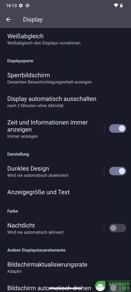 Zeit und Informationen immer anzeigen auf dem Nokia X30 5G