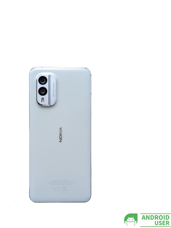 Die Rückseite des Nokia X30 5G