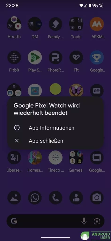 Pixel Watch wird beendet