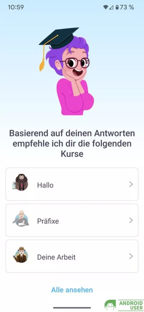 EWA empfiehlt Kurse