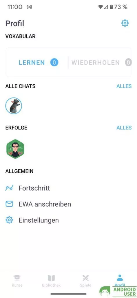 Dein Profil in der EWA App