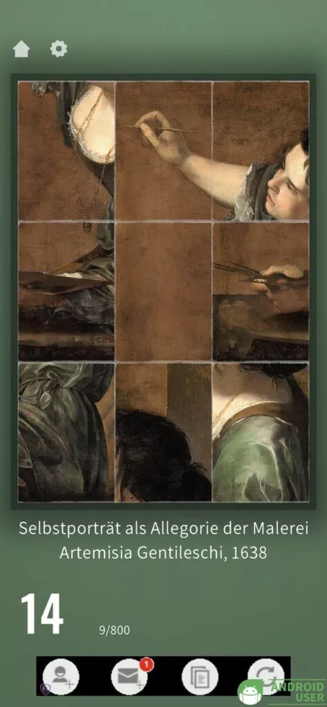 Du hast einige Züge übrig in Art Heist Puzzle