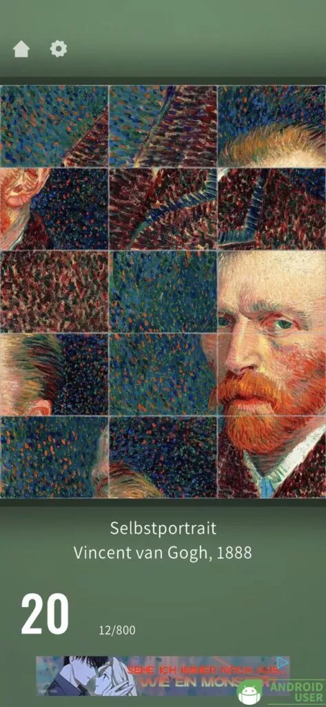 Ein Selbstportrait von Van Gogh