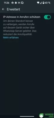 WhatsApp IP-Adresse schützen