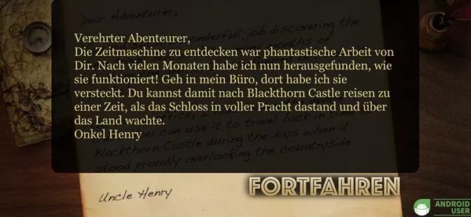Der Brief, den Onkel Henry geschrieben hat