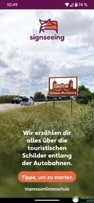 signseeing macht die touristische Unterichtungstafel lebendig