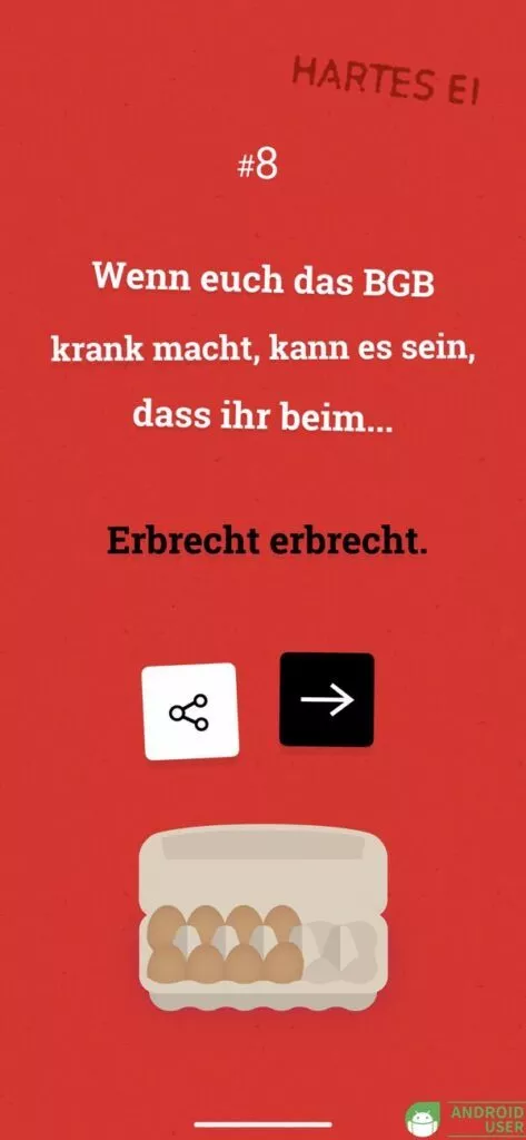 Ein hartes Rätselei-Ei