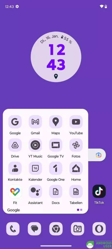 Sämtliche Google Apps sind an Bord des Moto G54 5G