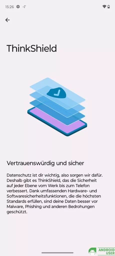 Thinkshield sorgt für Sicherheit auf dem Moto G54 5G