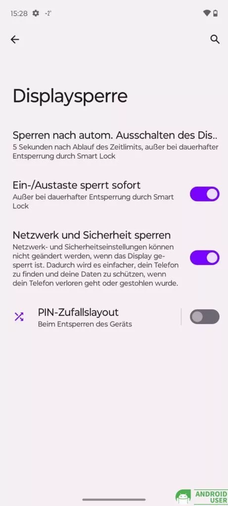 PIN Zufallslayout auf dem Motorola Moto G54 5G