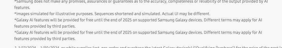KI-Funktionen auf dem Samsung Galaxy S24 nur kostenlos bis Ende 2025