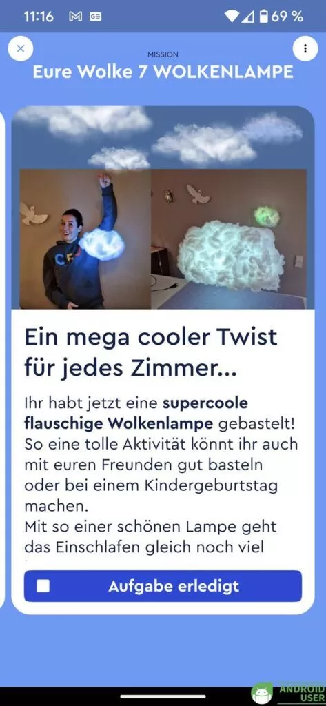 Eine weitere Bastelidee in Family Missions