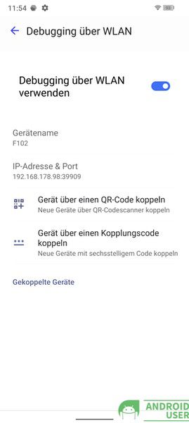 Gerät koppeln über Shizuku