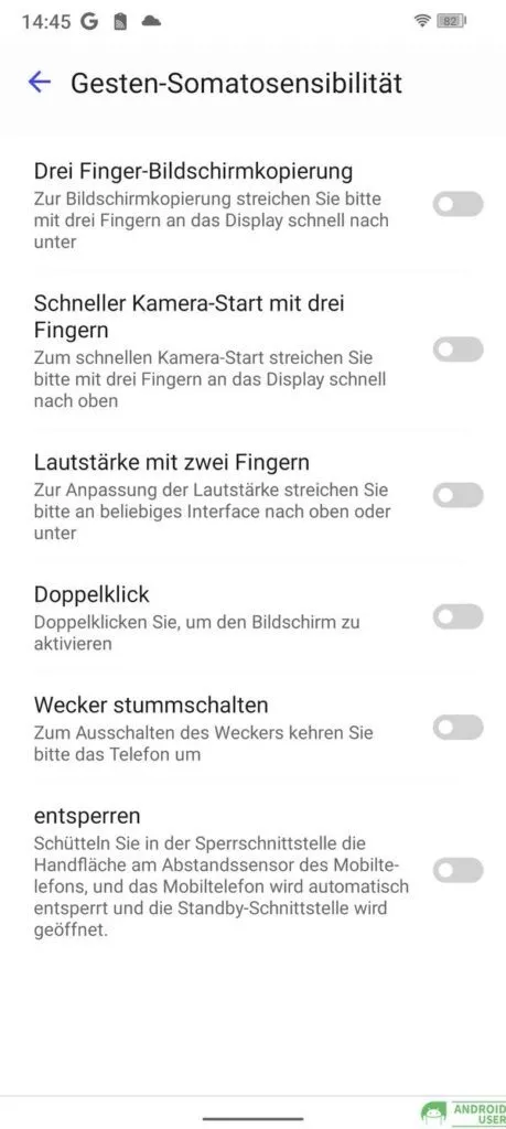 erweiterte Gestensteuerung des Fossibot F102