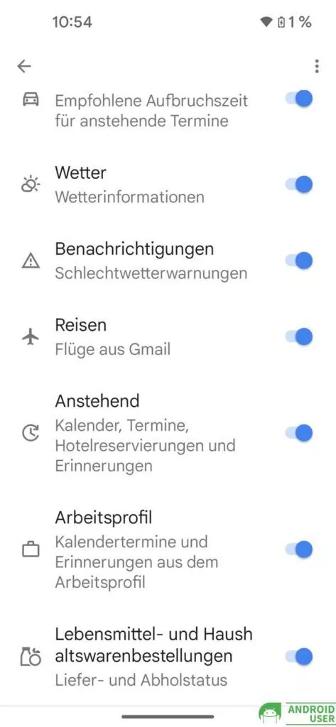 Live Anzeige alte Einstellungen Seite 2