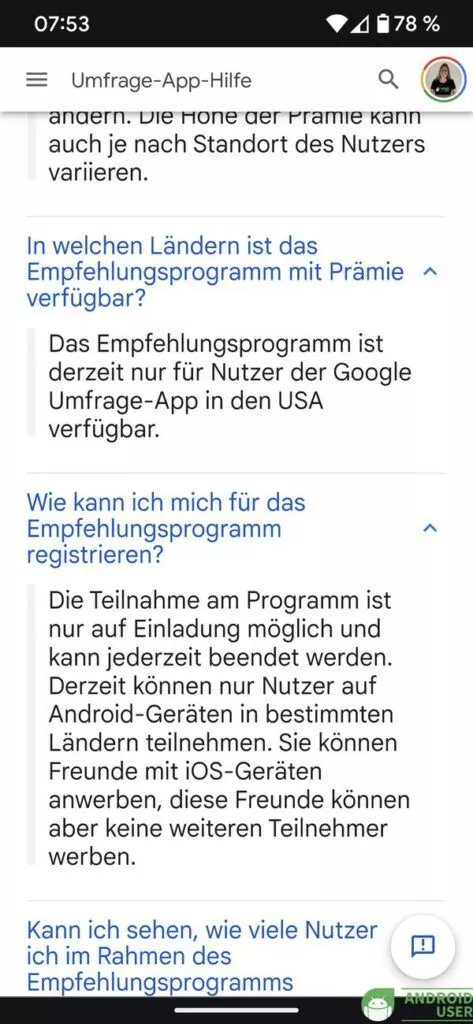 Google Umfrage App wie du dich registrierst