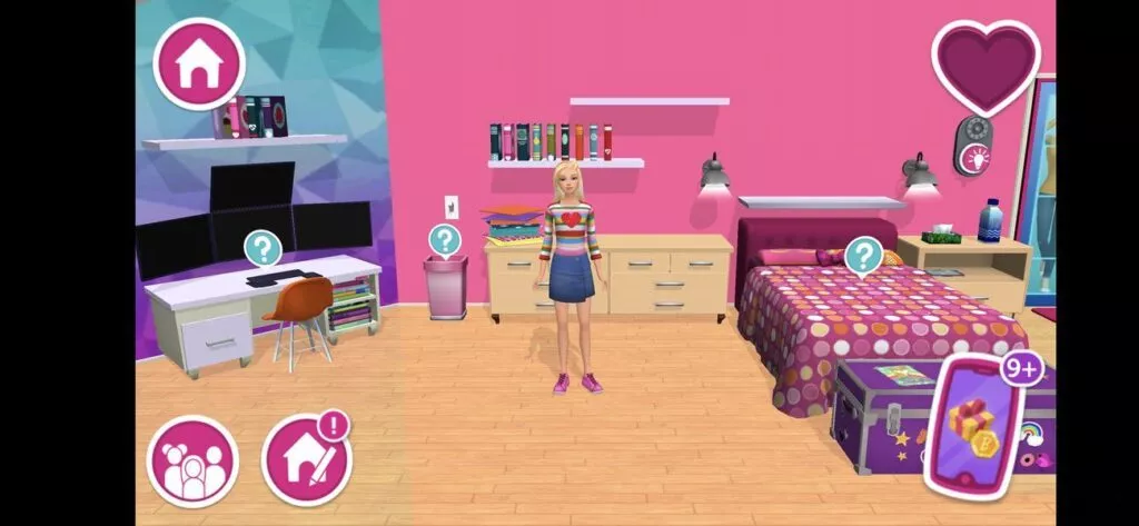 Barbie in ihrem Dreamhouse