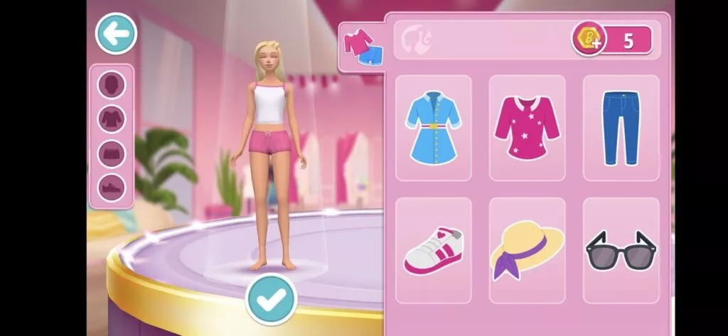 Modenschau mit Barbie