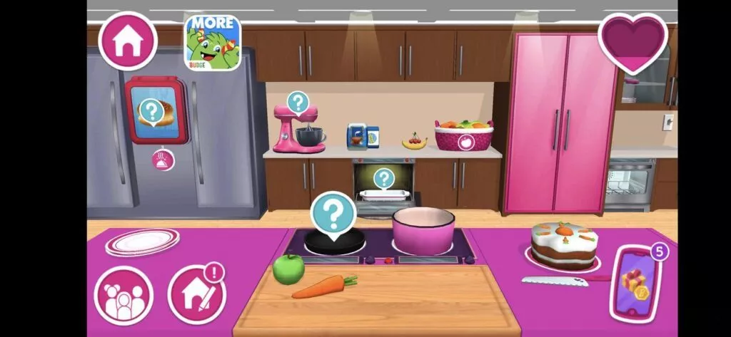 Barbie Dreamhouse Küche zum interagieren
