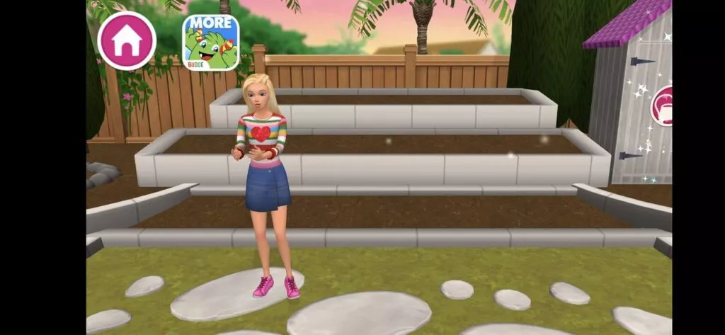 Der Garten des Barbie Dreamhouse