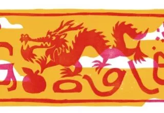 Google Doodle zum chinesischen Mond-Neujahr 2024