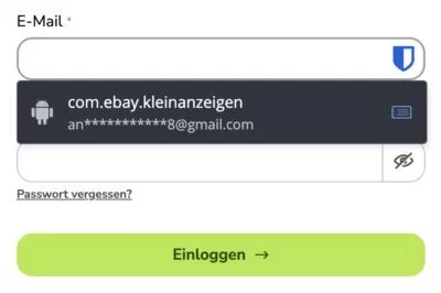 Über die Chrome-Erweiterung bietet dir Bitwarden direkt den richtigen Zugangsdaten für die Eingabe an.