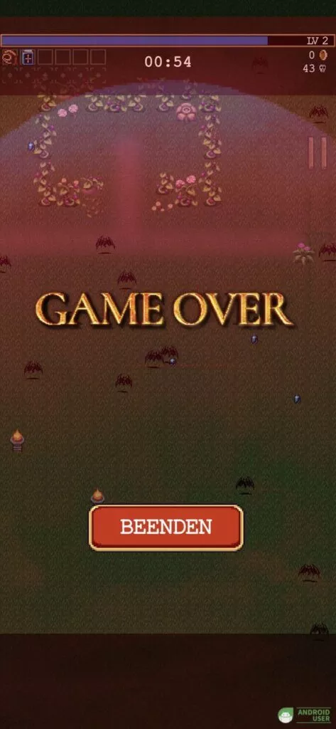 Du bist Game Over gegangen