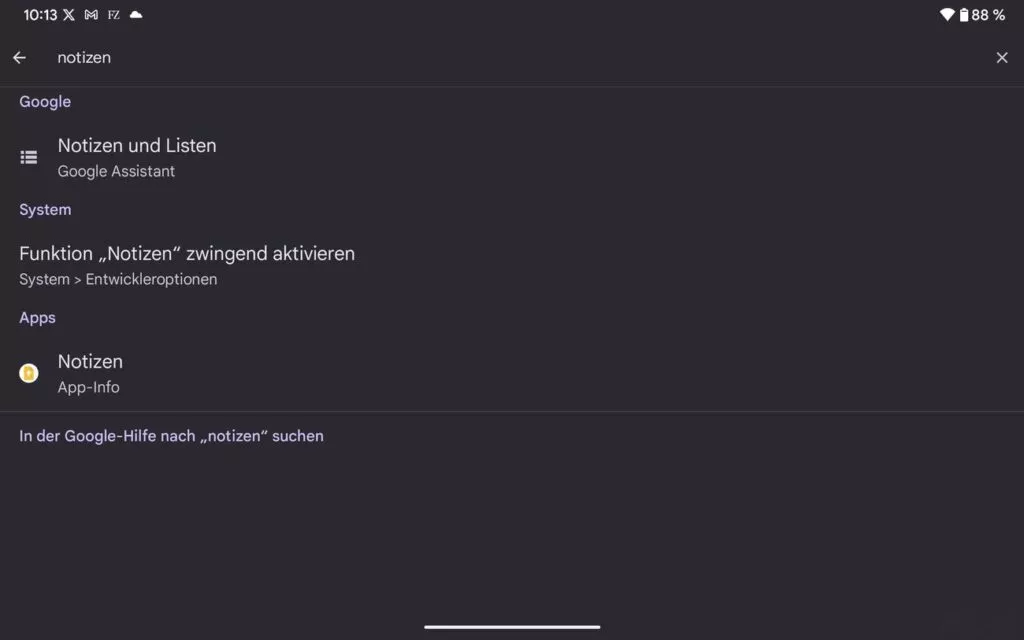 In den Entwicklereinstellungen aktivierst du die Sperrbildschirm Notizen
