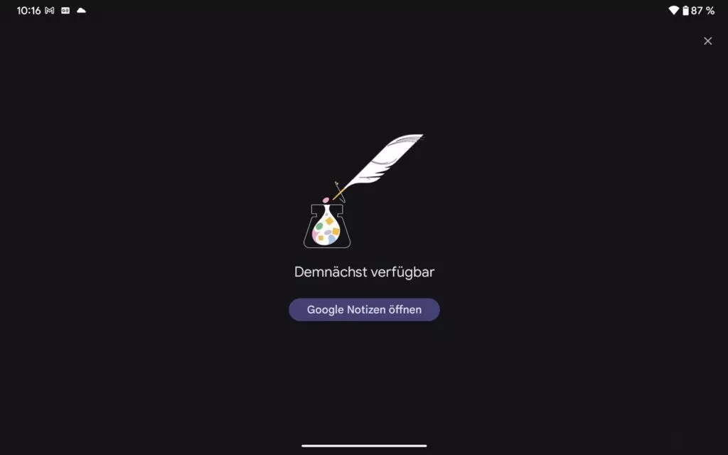 Die Funktion zum Erstellen von Notizen über den Sperrbildschirm lässt sich noch nicht nutzen