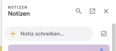 Eine neue Notiz schreiben über Docs