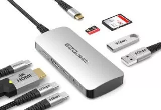 EZQuest USB-C Hub 8 in 1 im Kurztest