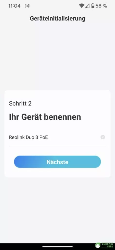 Du fügst die Reolink Duo 3 der App hinzu