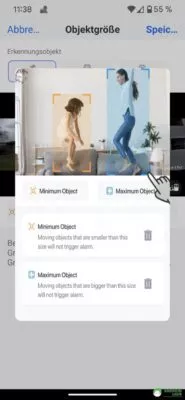 Reolink Duo 3 PoE Kamera Bewegungszonen