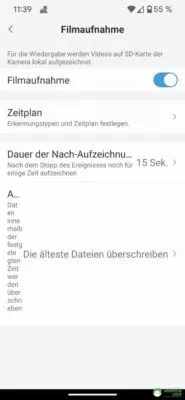 Reolink Duo 3 PoE Kamera Zeitplan