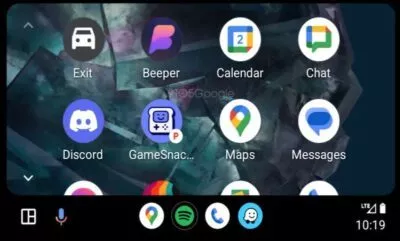 Android Auto GameSnacks Parking Badge