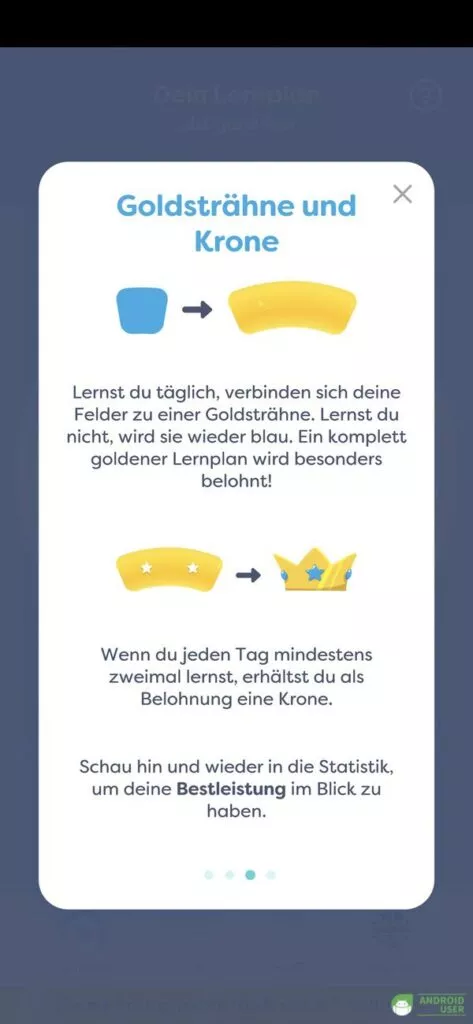 cabuu Krone Lernfortschritt
