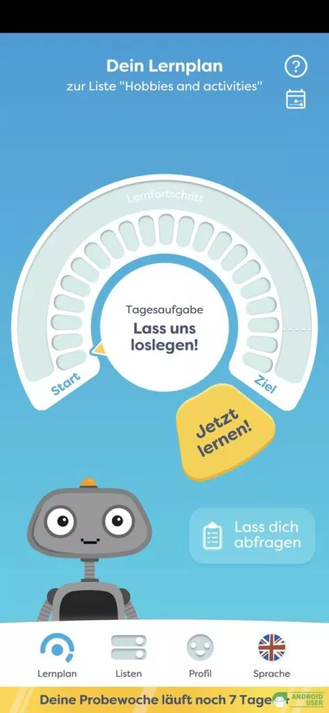Vokabeln lernen starten mit cabuu