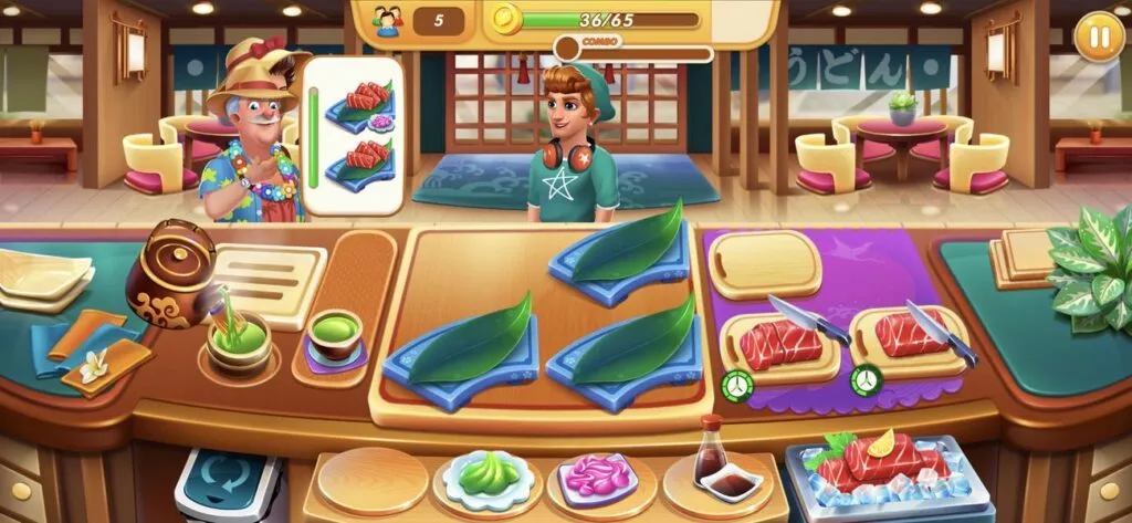Cooking Kawaii Kunden bedienen