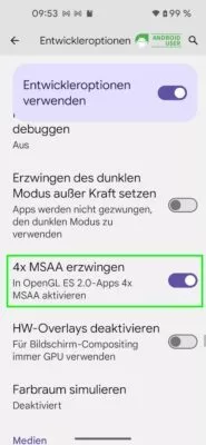 Indem du 4x MSAA erzwingen aktivierst, verbesserst du die Grafikleistung in Spielen.