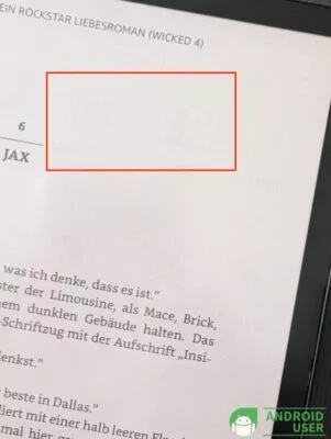 Geisterbilder auf dem Note Air 3C